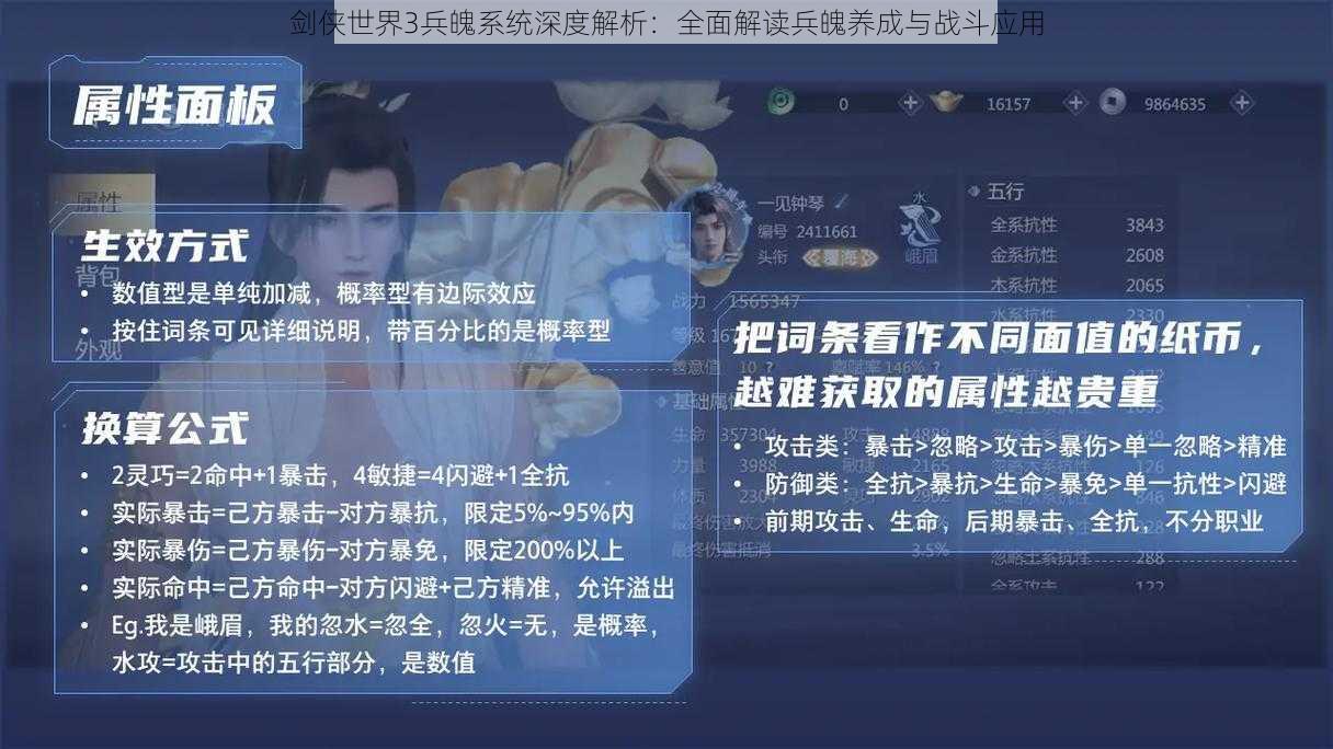 剑侠世界3兵魄系统深度解析:全面解读兵魄养成与战斗应用